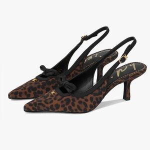 Circus by Sam Edelman Leopard Print Slingback Heels